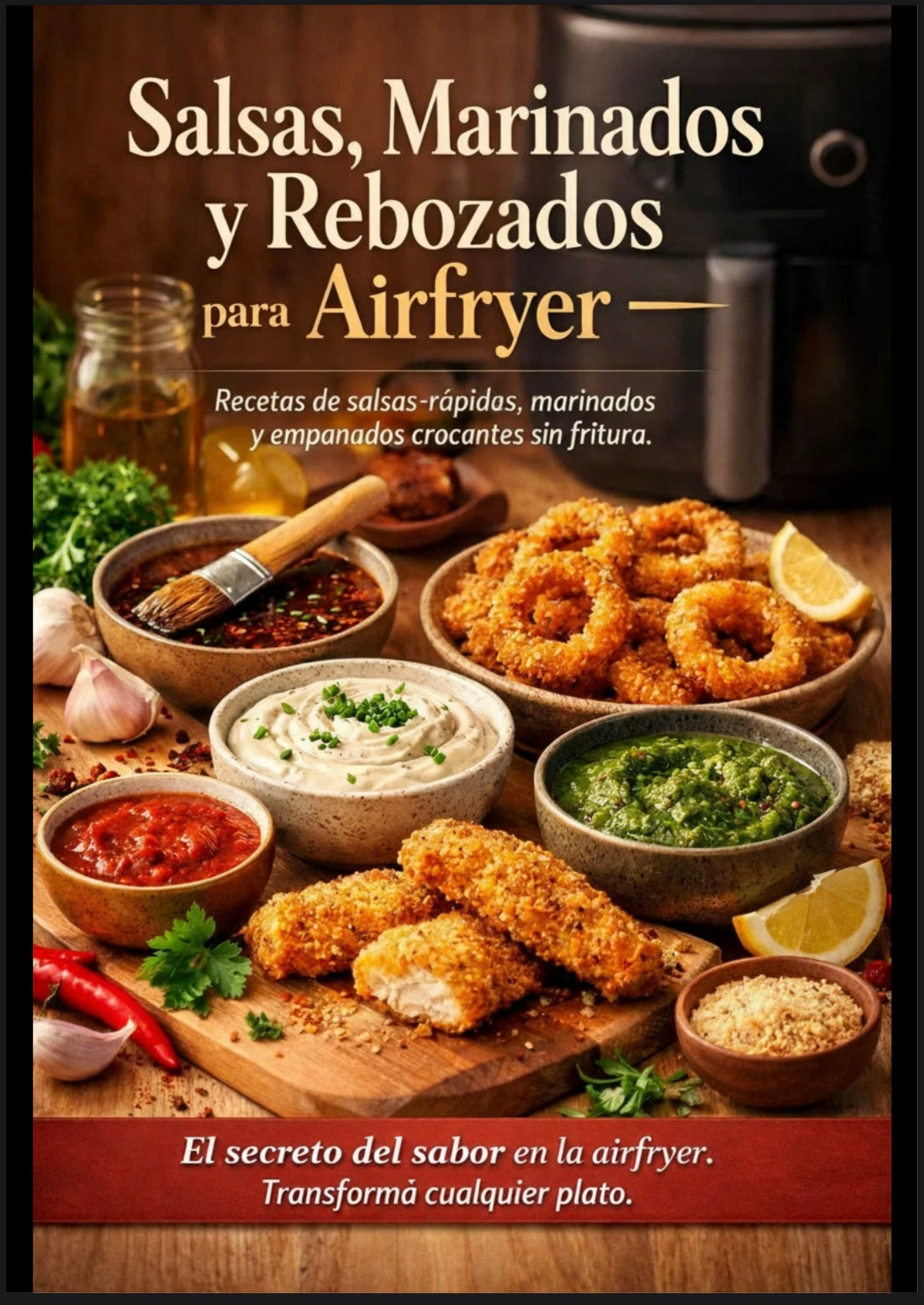 🧂 Salsas, Marinados y Rebozados para Airfryer