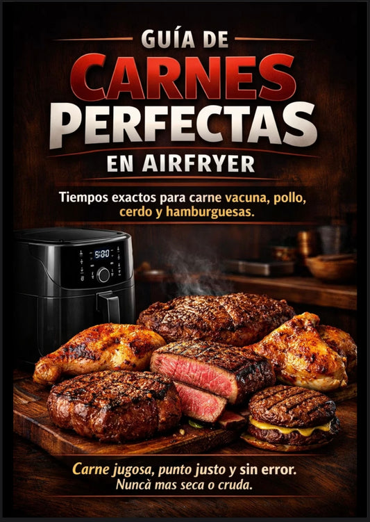 🥩 Guía de Carnes Perfectas en Airfryer