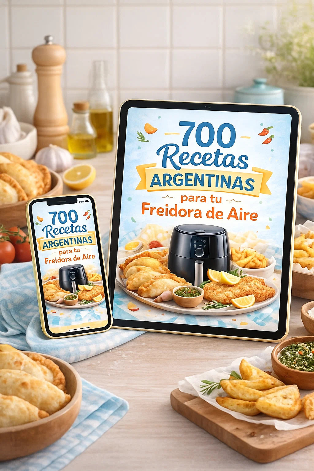🍤 700 recetas Argentinas para tu freidora de aire