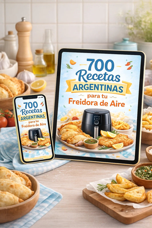 🍤 700 recetas Argentinas para tu freidora de aire